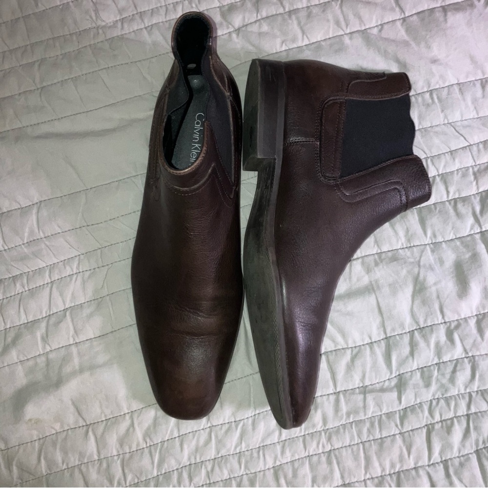 Men’s Calvin Klein Brown Boots.